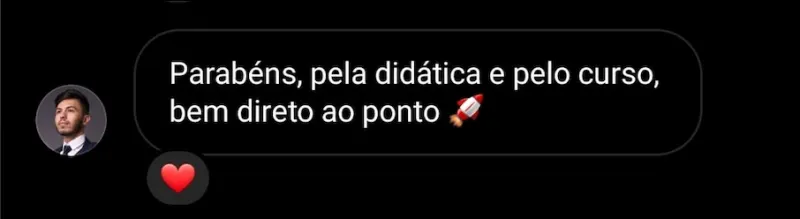 Depoimento de aluno 3